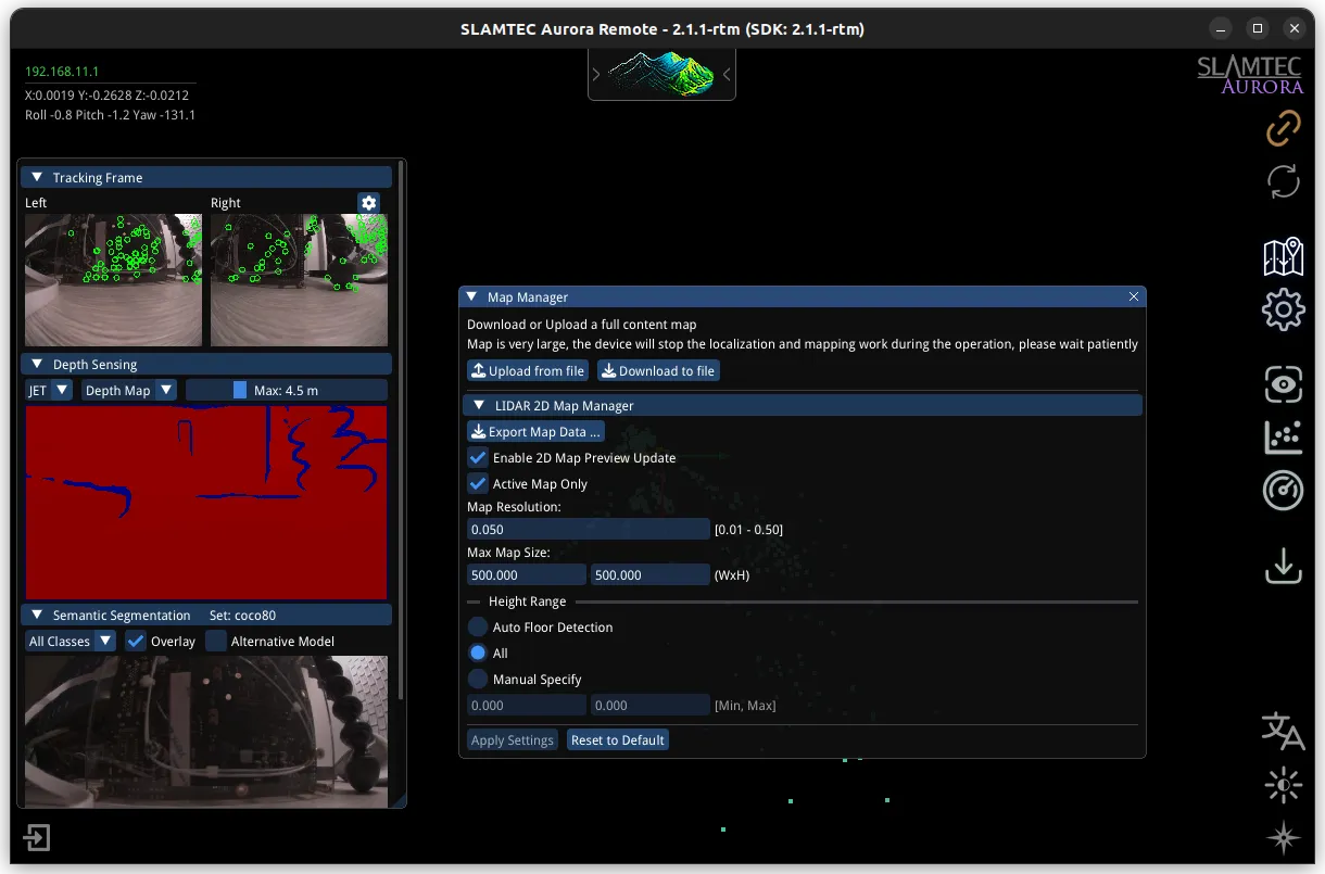 Screenshot of Remote Visualizer.
