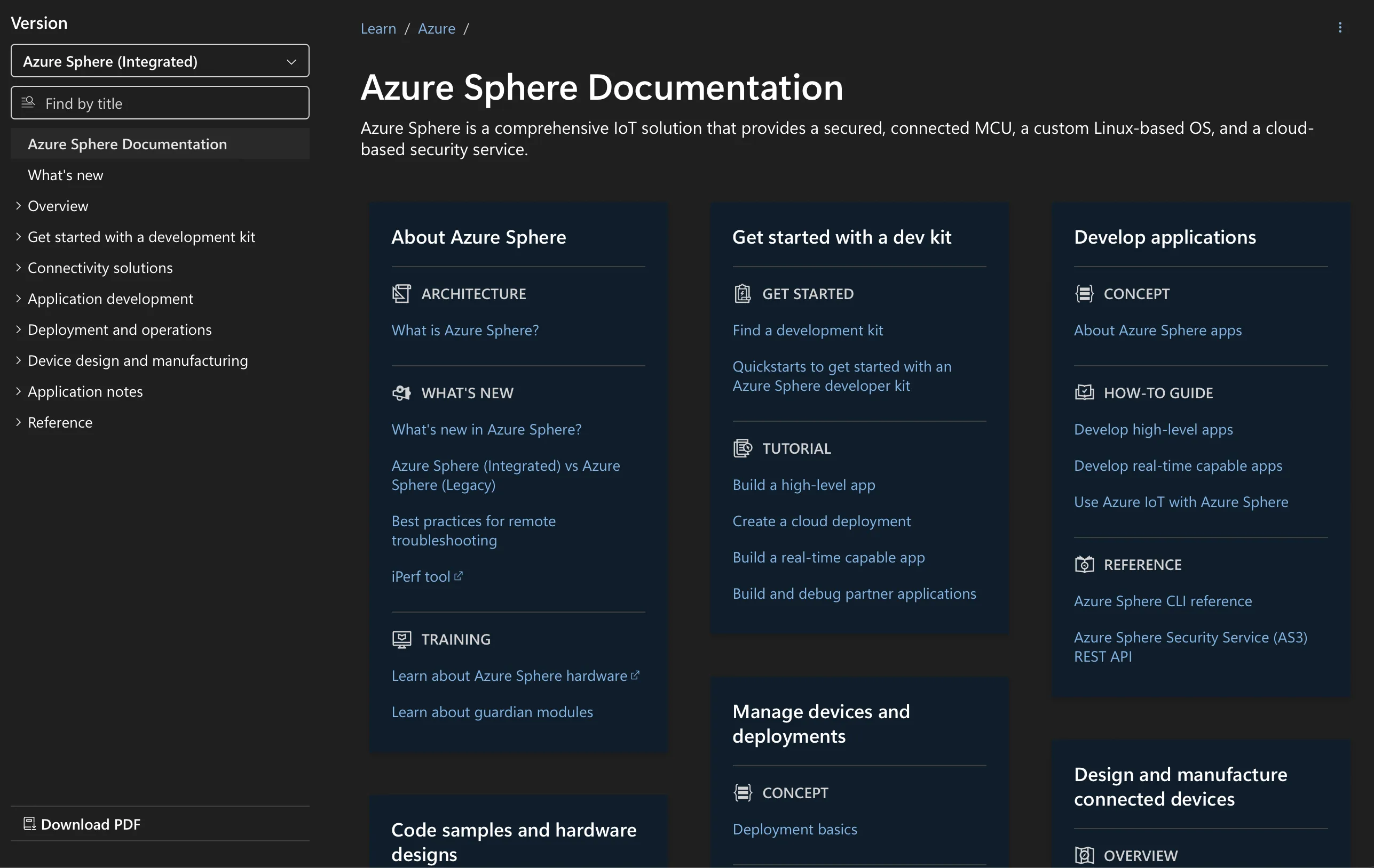 Hardware and software documentation